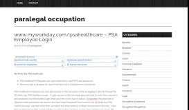 psa employee portal|Login .